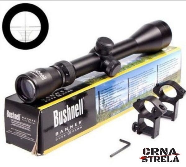 optika za vazdusnu pusku bushnell 3 9x40