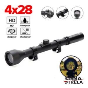 optika za vazdusnu pusku 4x28