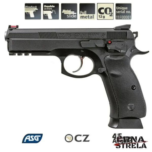 vazduŠni piŠtolj asg sp 01 shadow 18396 4.5mm