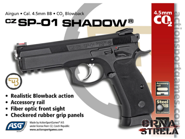 vazduŠni piŠtolj asg sp 01 shadow 18396 4.5mm